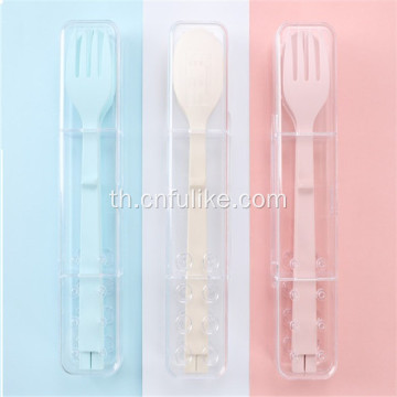 แบบพกพาท่องเที่ยวบนโต๊ะอาหารกล่องเก็บ Flatware กับกรณี